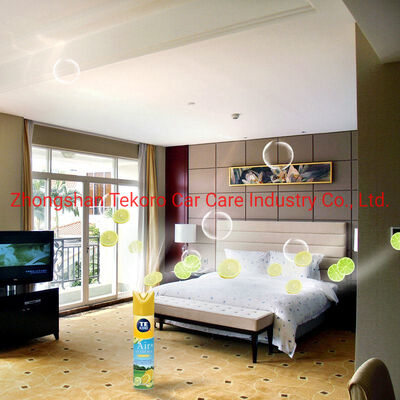 Tekoro Air Freshener Aerosol Spray con profumo naturale per uso multiuso e certificato CE, RoHS, SGS, GMP