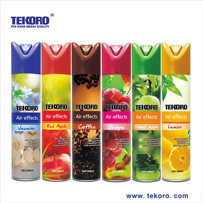 Tekoro Natural Fragrance Air Freshener Home Aerosol Spray con certificazione CE, RoHS, SGS, GMP in 250ml o 300ml Capacità