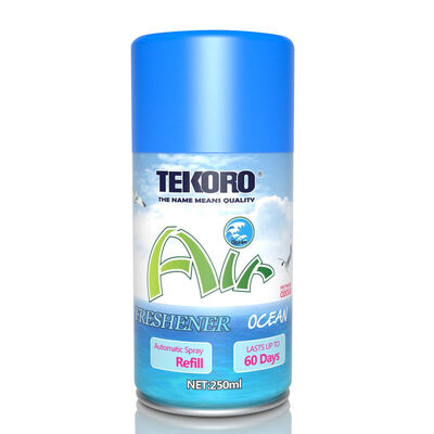 Tekoro Green Apple Flavour Air Freshener Automatic Spray Refill con certificazione CE, RoHS, SGS, GMP e capacità ≥ 200 ml