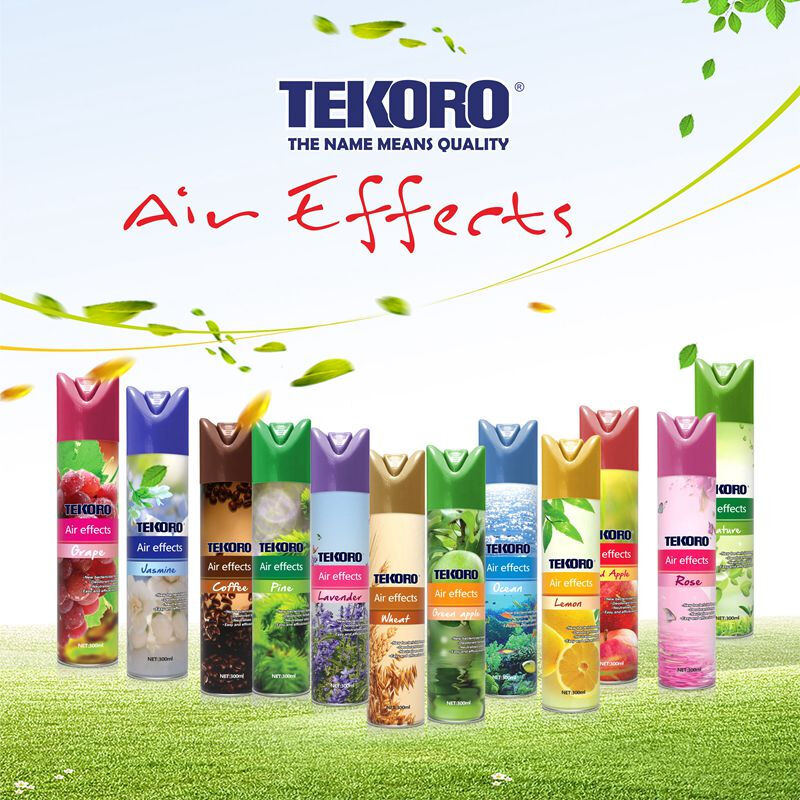 Tekoro Room Deodorizer Air Freshener con spezie naturali preziose in dimensioni da 250 ml e 300 ml, certificato CE RoHS SGS GMP