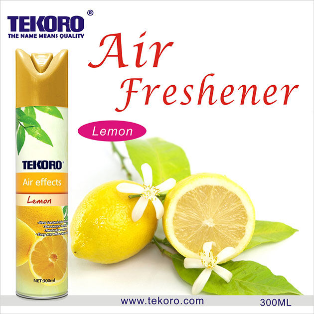 Tekoro Natural Fragrance Air Freshener Home Aerosol Spray con certificazione CE, RoHS, SGS, GMP in 250ml o 300ml Capacità