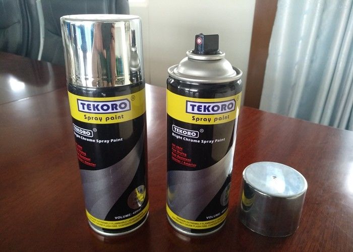 Grado 1 Adesione Vernice aerosol a spruzzo cromo ad alta lucentezza per legno metallico e plastica